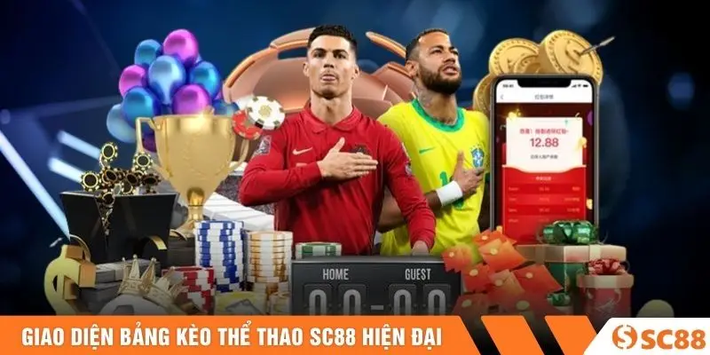 Giao diện bảng kèo thể thao SC88 hiện đại Giao diện bảng kèo thể thao SC88 hiện đại