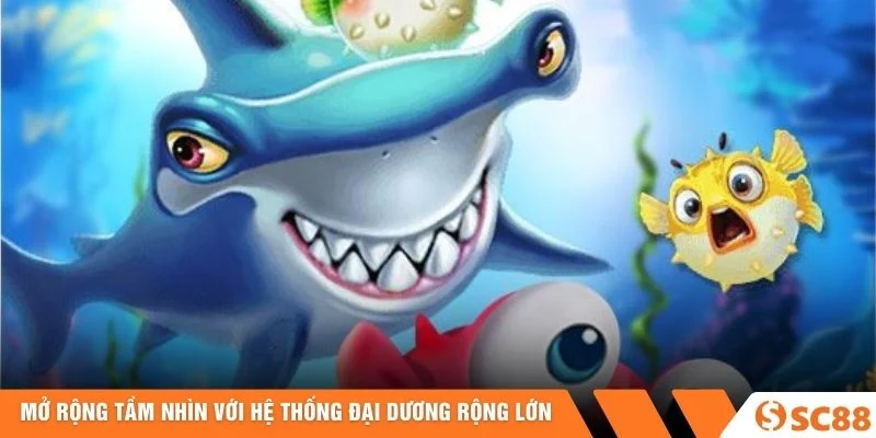 Mở rộng tầm nhìn với hệ thống đại dương rộng lớn Mở rộng tầm nhìn với hệ thống đại dương rộng lớn